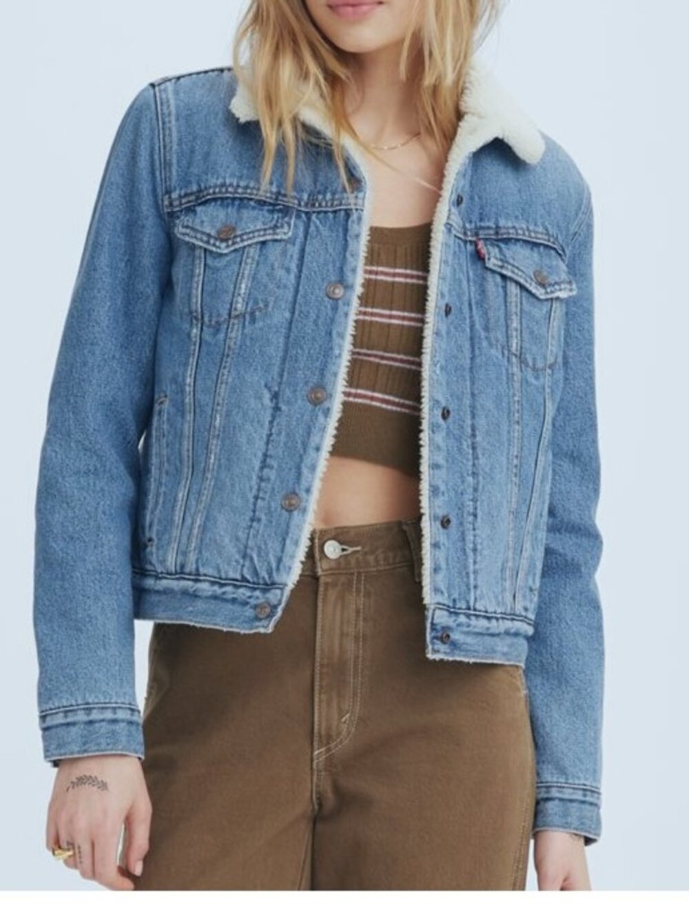 Levi's Premium Sherpa Denim Jacket